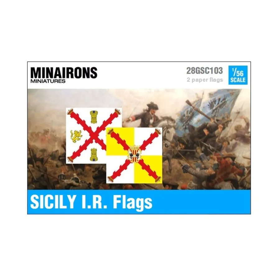 

Сицилия ИК-флаги, War of Spanish Succession - Decals & Flags (1:56)