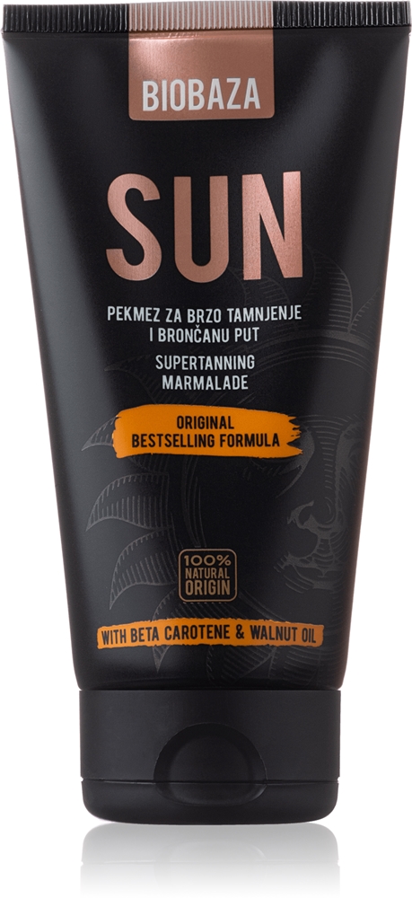 

Солнцезащитный гель для очень быстрого загара Biobaza, 150 мл