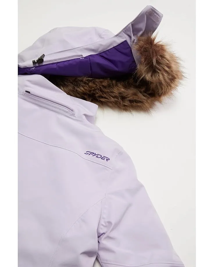 Куртка Spyder Kids Lola Jacket (Toddler/Little Kid), Violet Dust — фото 3