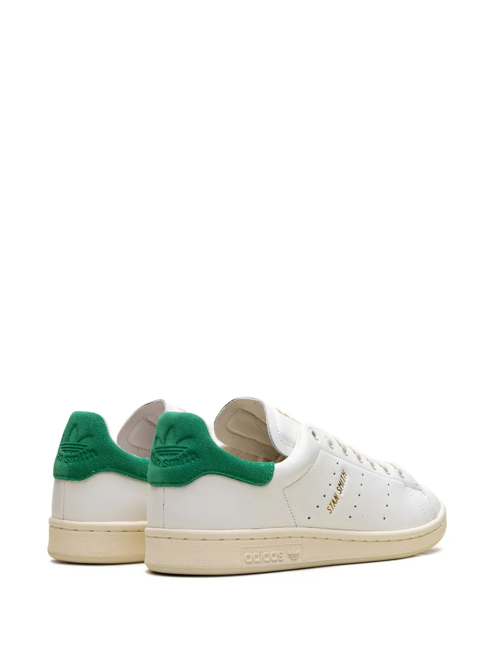 Кроссовки Stan Smith Lux White Green Adidas, белый — фото 3
