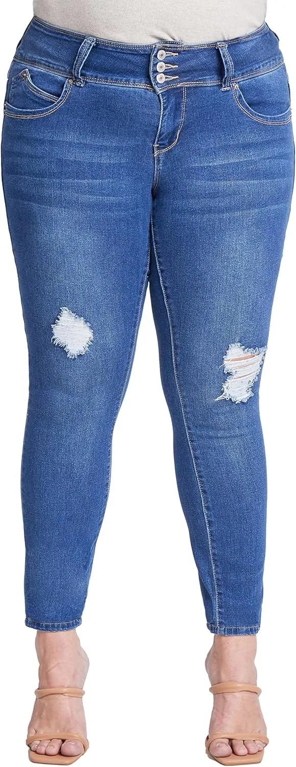 

Royalty for Me Women's Plus Size Sustainable Wannabettabutt Skinny Jeans