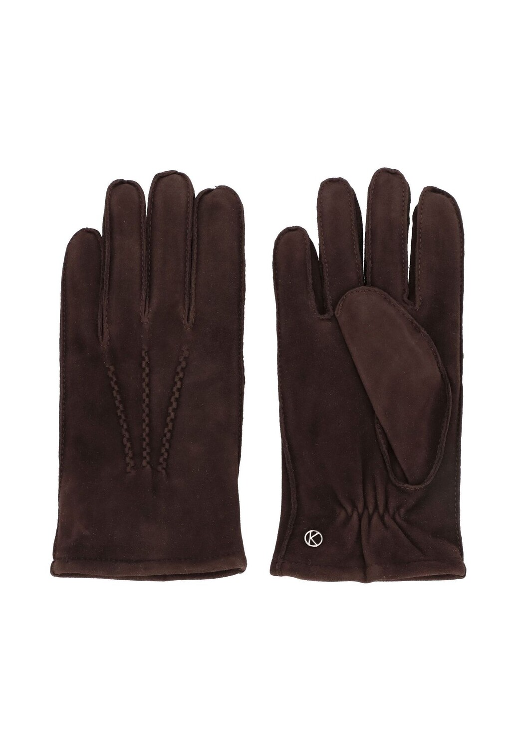 

Перчатки Viggo кожаные Otto Kessler, цвет Warm Dark Brown