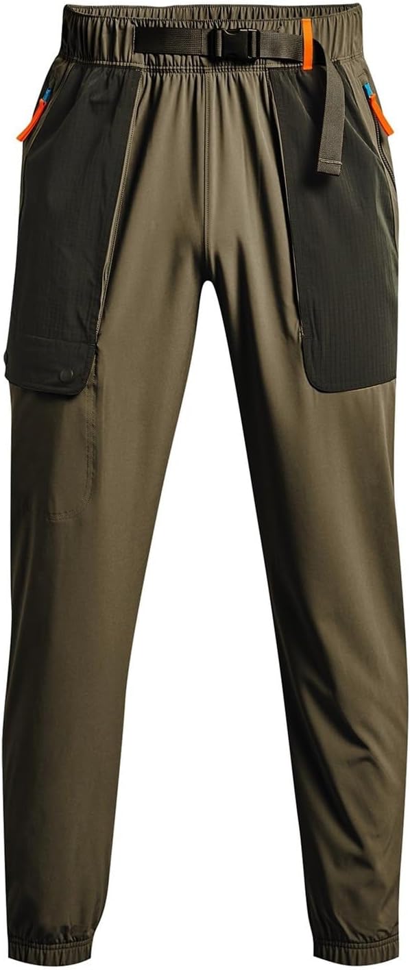 

Under Armour Rush Woven мужские отстегивающиеся брюки, Tent-Blaze Orange