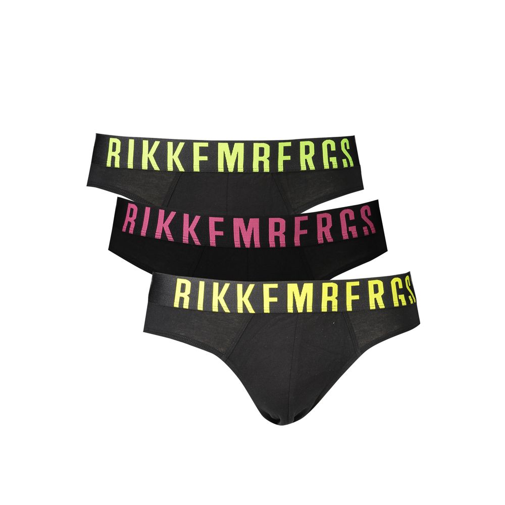 

Черное полиэстеровое мужское нижнее белье Bikkembergs
