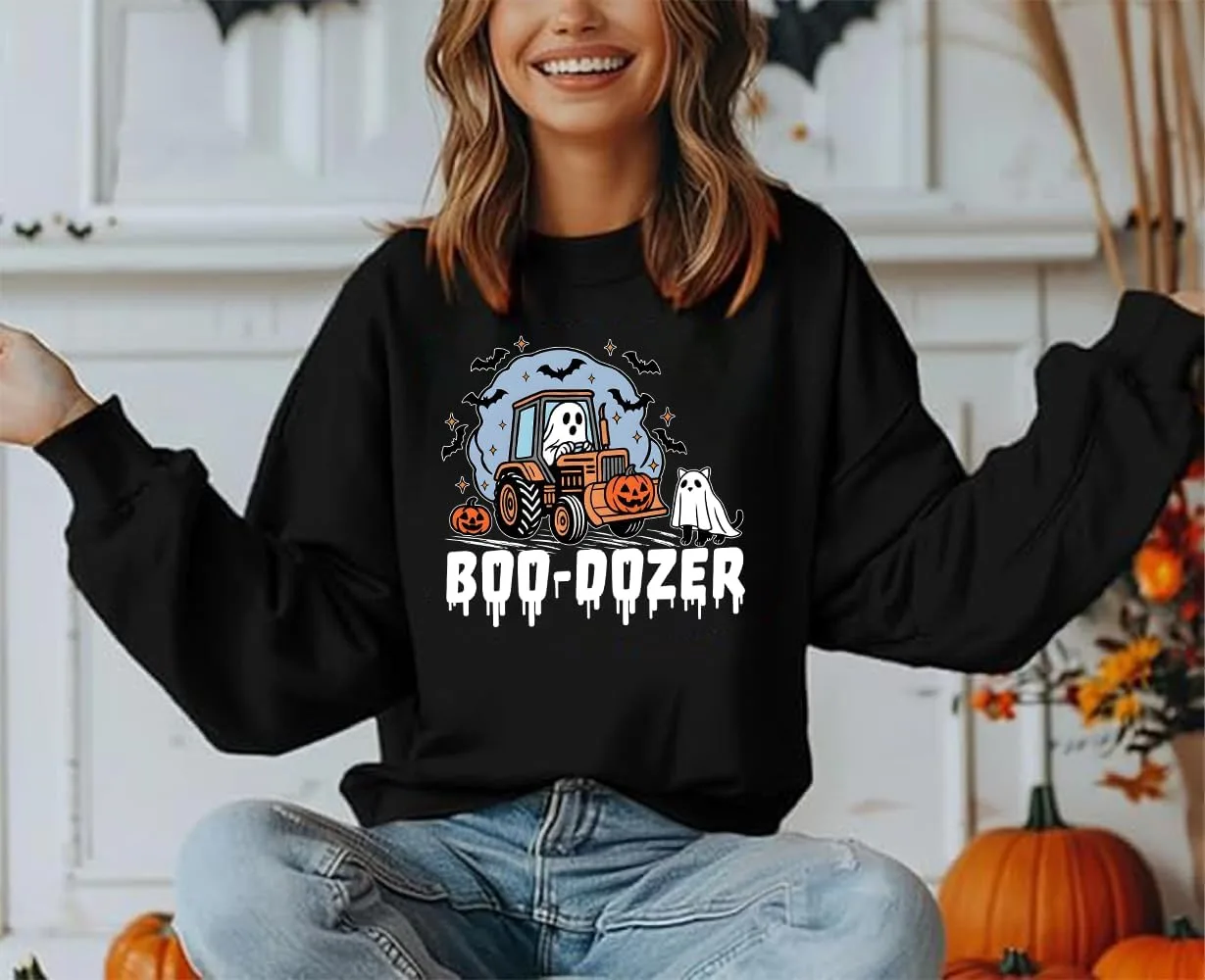Толстовка Boo-Dozer с принтом на Хэллоуин — фото 3