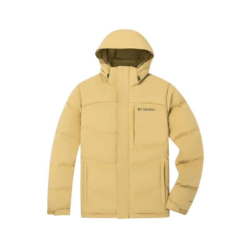 

Columbia Мужская куртка с утеплителем Omni-Heat в землянисто-желтом цвете, Earth Yellow