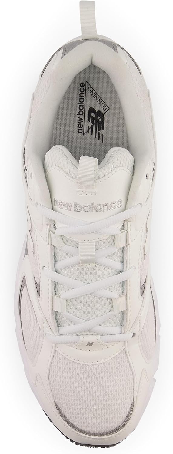 Мужские кроссовки New Balance 408 V1, белый/черный — фото 4
