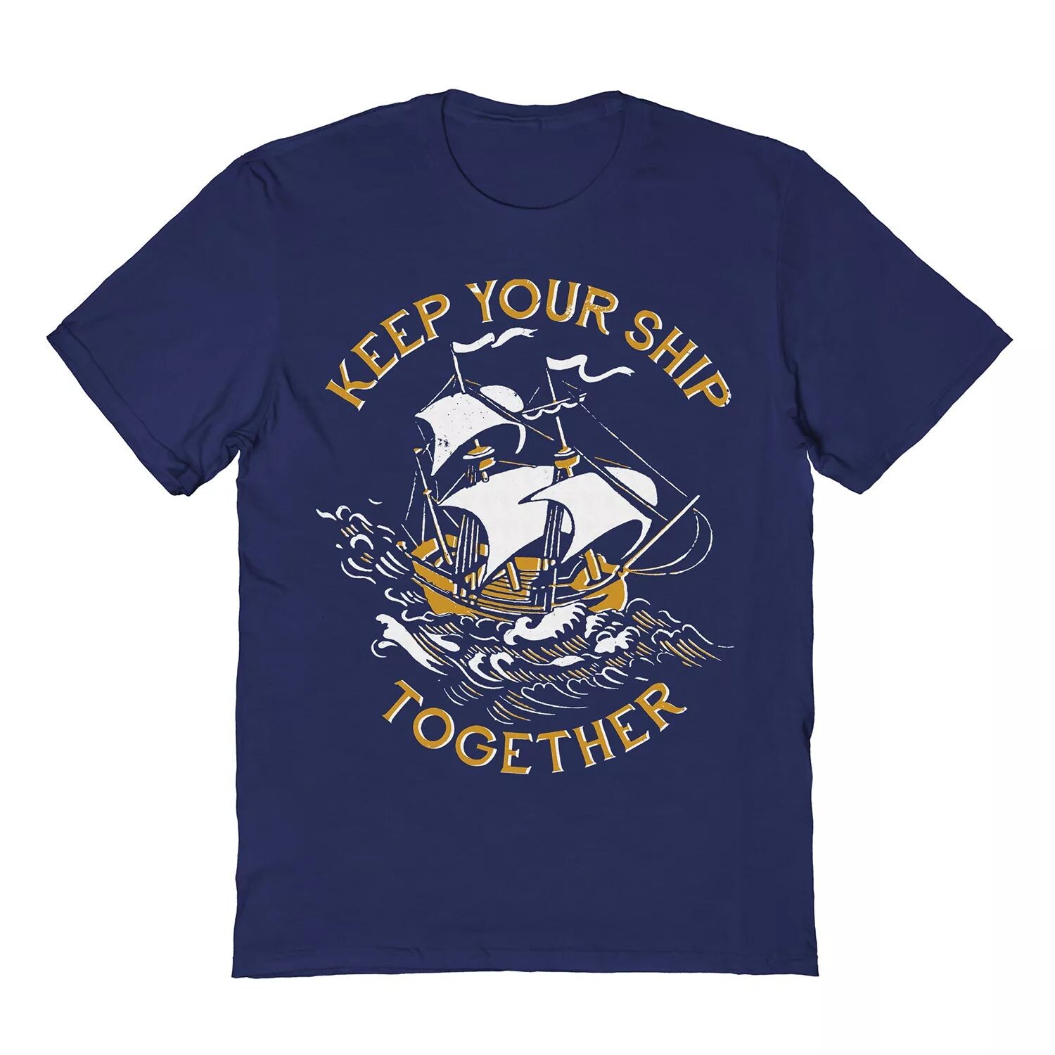 

Мужская футболка DinoMike Keep Your Ship Together COLAB89 by Threadless