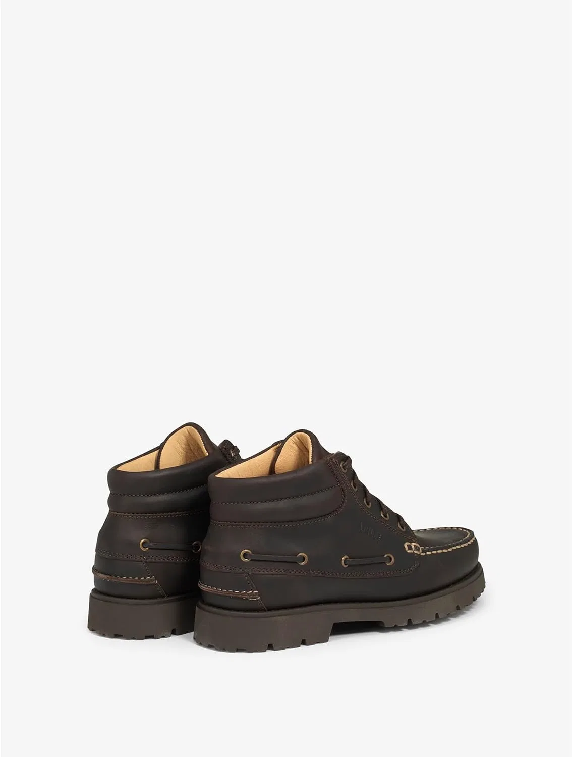Мужские мокасины Aigle Tarmac Mid 2, Dark Brown — фото 2