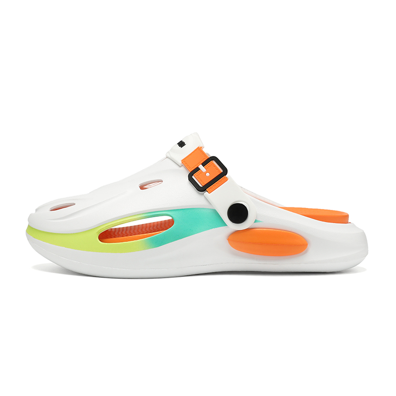 

NANJIREN Клоги унисекс бело-оранжевые, цвет White Orange