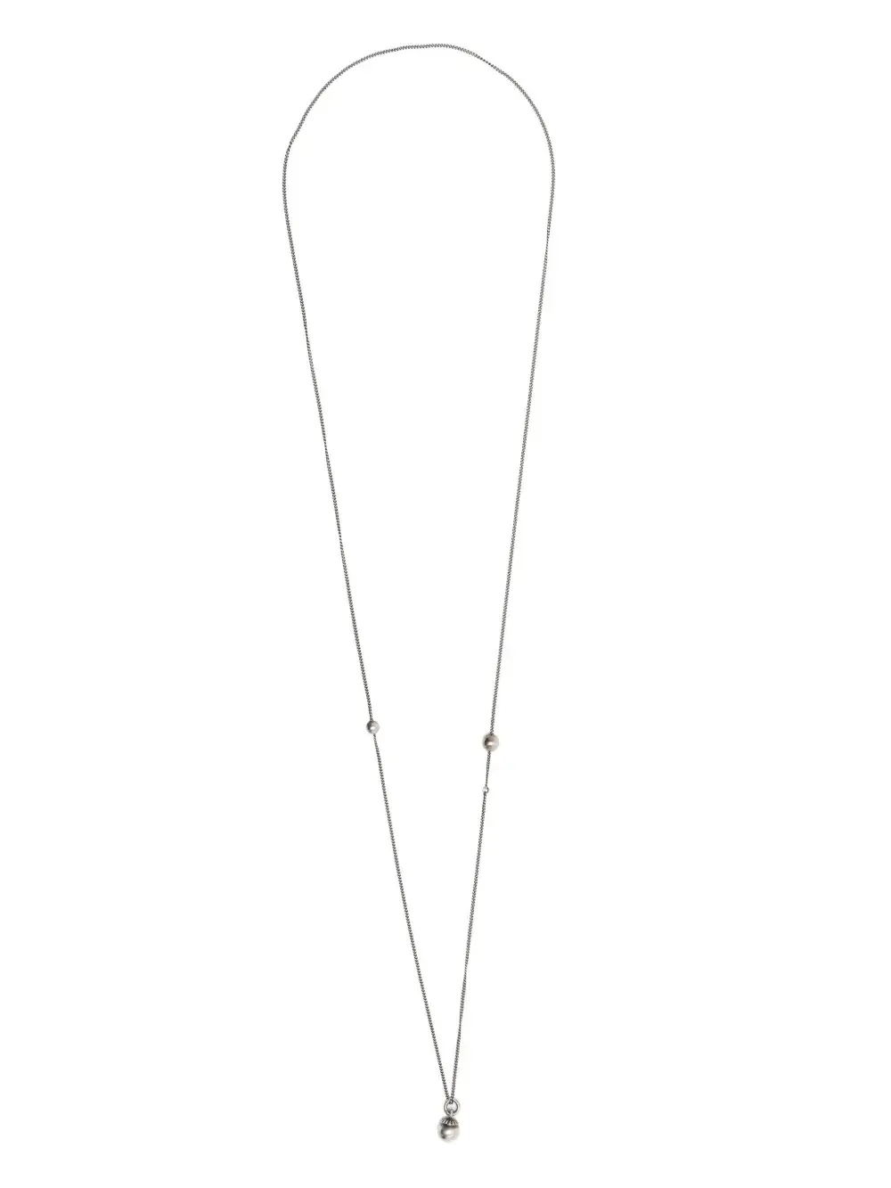 

Цепочка на шею с жемчугом Werkstatt:München, серебристый