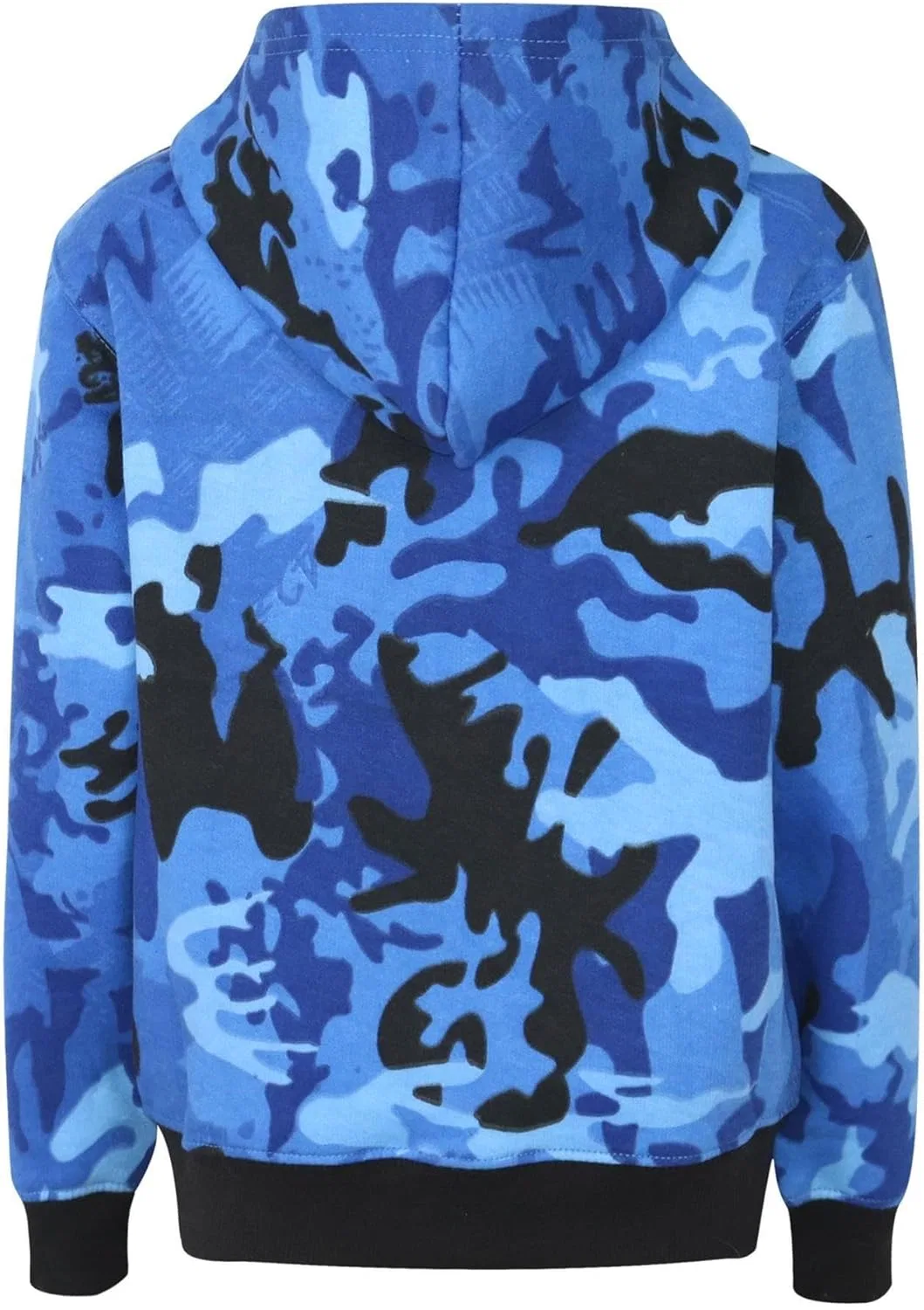 Детский спортивный костюм с капюшоном и штанами A2Z 4 Kids, Camo Blue — фото 4