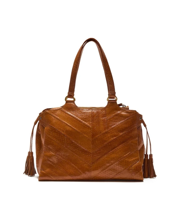 

Сумка для покупок в экзотическую полоску Maliparmi, желтый