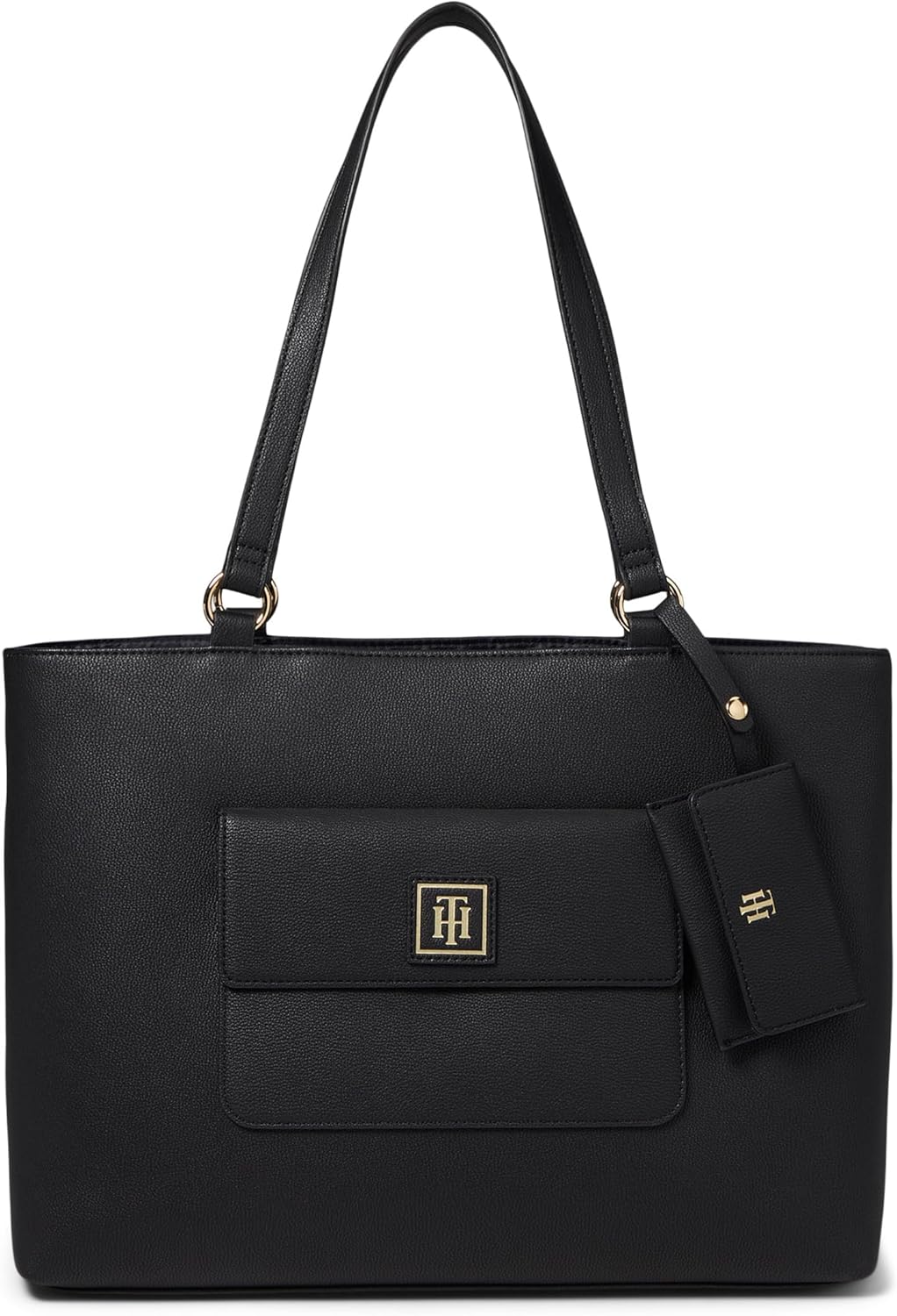 

Tommy Hilfiger Lucille Ii Tote W/Hangoff, Black