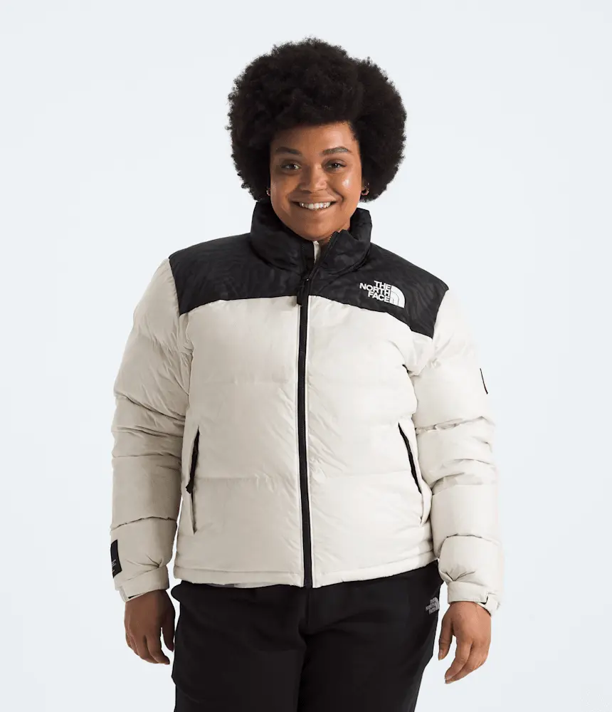 

Женская куртка Plus 1996 Retro Nuptse The North Face, White Dune/TNF Black TNF Tiger Stripe Print
