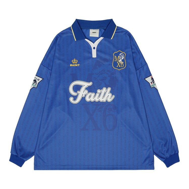

Рубашка SAINT Mxxxxxx Faith Soccer Shirt Blue, синий