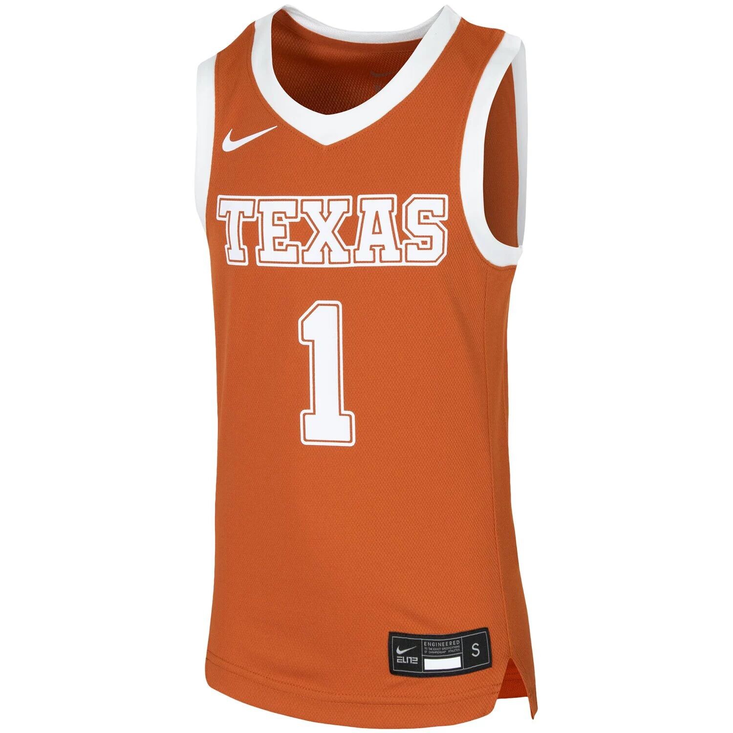 Реплика молодежной баскетбольной команды Nike #1 оранжевого цвета Texas Longhorns Nike — фото 2