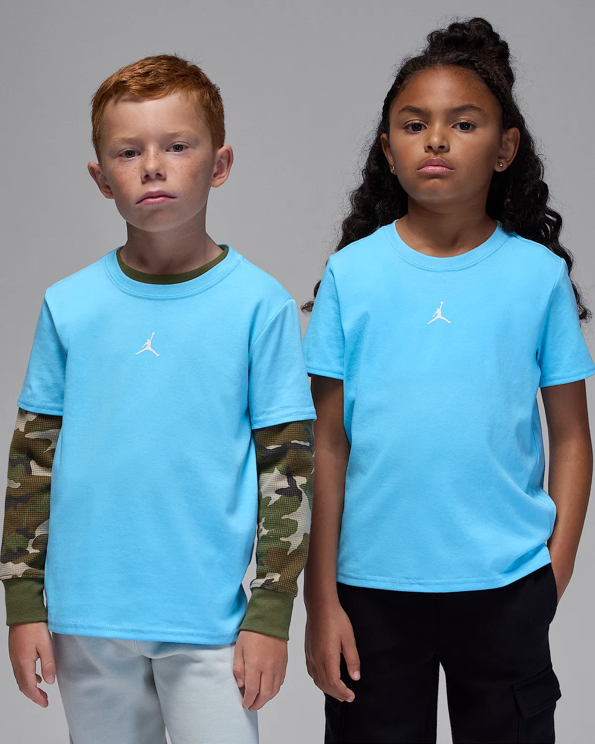 Little Kids' Dri-FIT Core T-Shirt Jordan Sport, Blue Chill