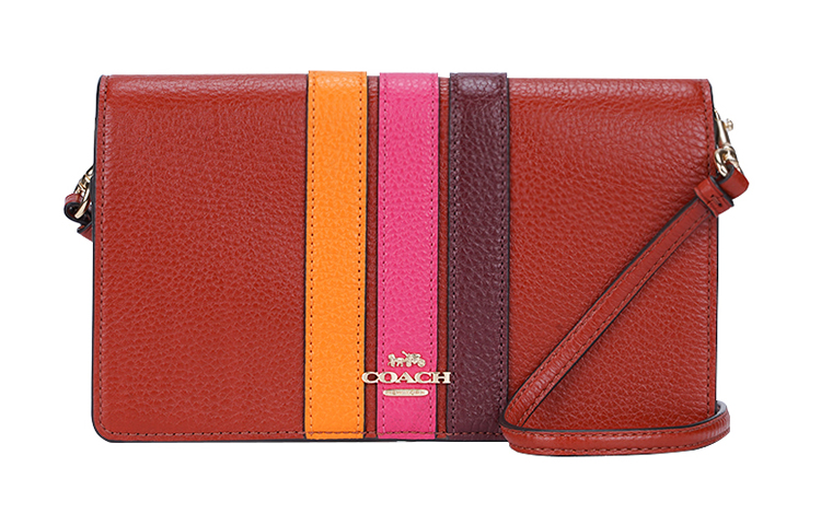 

COACH Сумка через плечо Anna из коровьей кожи, маленькая женская красная мультиколор