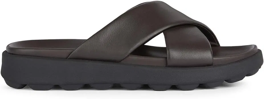 Сандалии-шлепанцы Geox Boys' U Spherica Ec6 B, Dark Brown