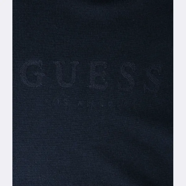 Толстовка обычного кроя с добавлением шерсти Guess, синий — фото 3