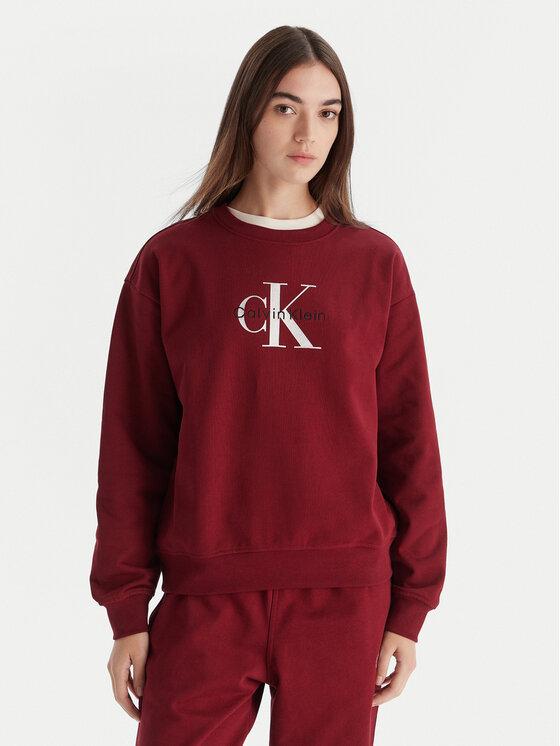 

Свитшот relaxed fit Monologo LV047B234G Calvin Klein Jeans, красный