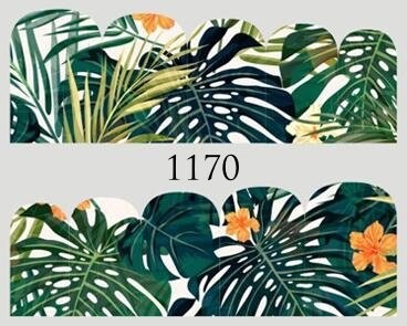 

Водные наклейки для ногтей - №1170, Raisin