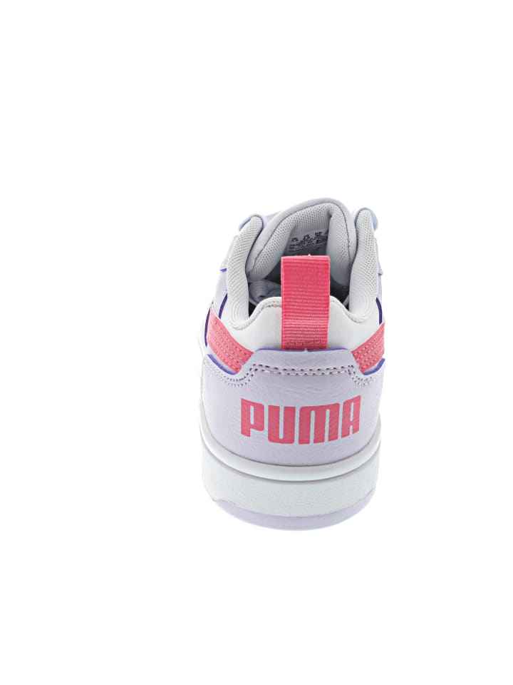 Puma Кроссовки Rebound V6 Lo Jr розового цвета — фото 2