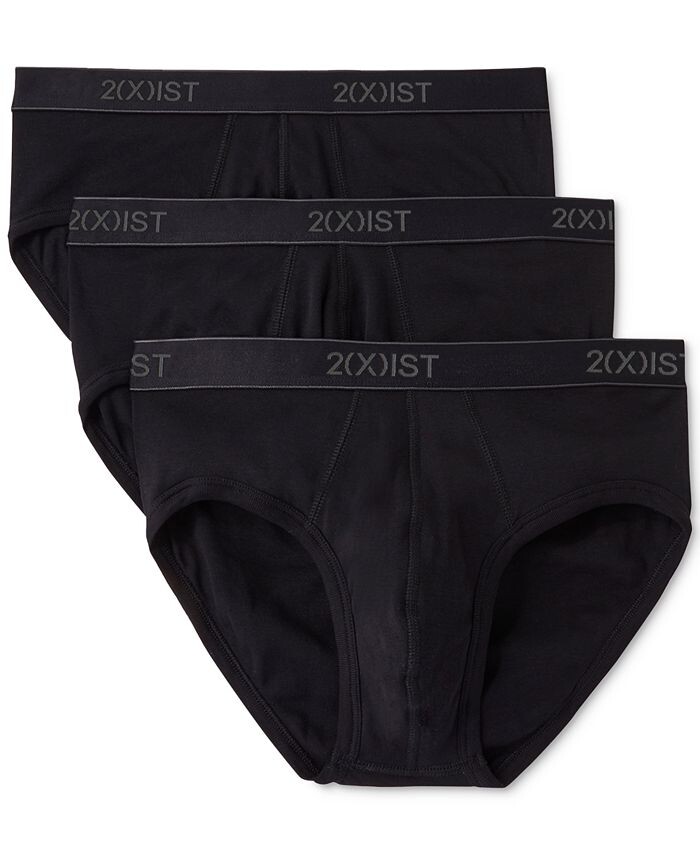 

Мужское нижнее белье, комплект трусов Essentials Contour Pouch, 3 шт. 2(x)ist, цвет Black New