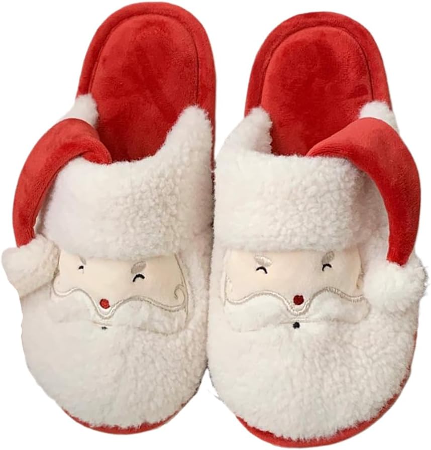 

Рождественские тапочки с оленями для женщин и мужчин, пушистые домашние тапочки с эффектом памяти, уютные тапочки для дома и улицы, зимние антискользящие плюшевые милые тапочки, тапочки для спальни, подарок на Хэллоуин и Рождество Hi-Y2Kgirls, к...