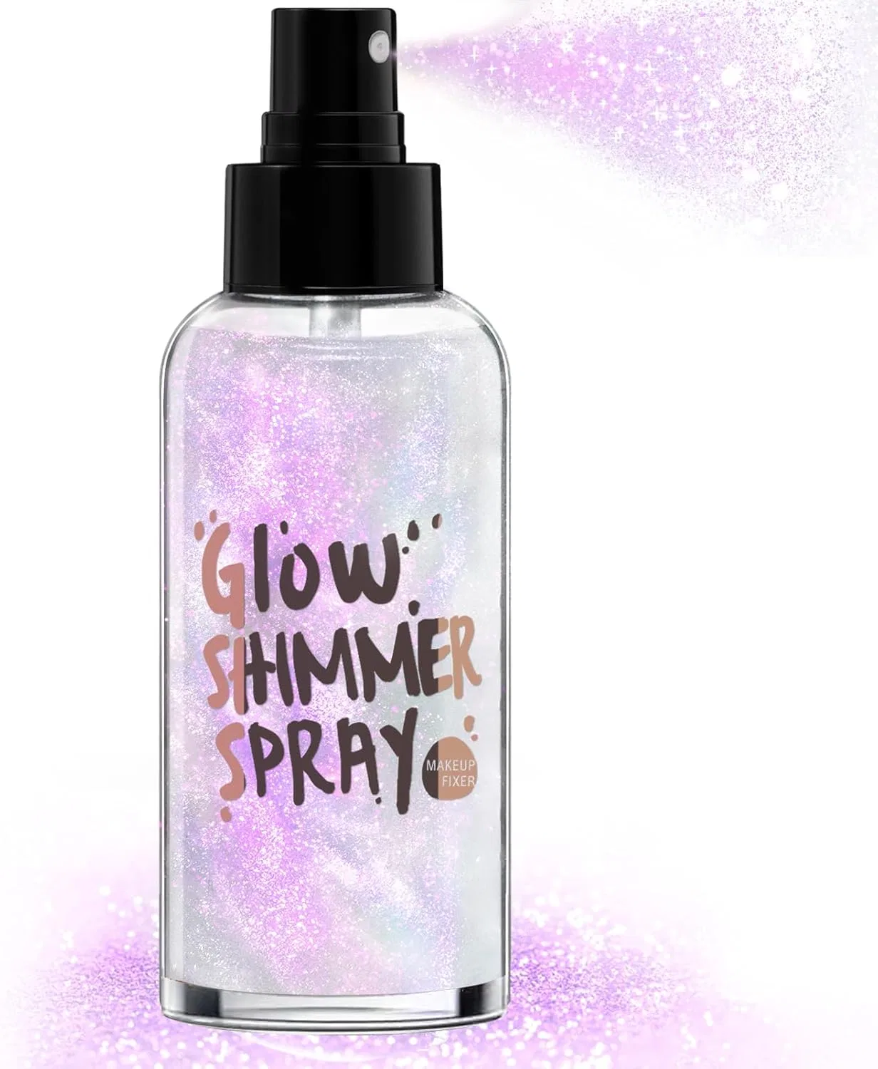 Блеск для тела HOSAILY Body Glitter Spray белый мерцающий 76 мл