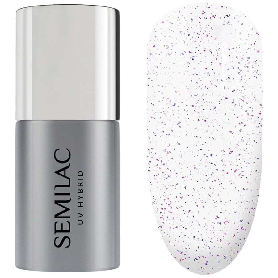 

Semilac Top No Wipe Blinking Blue & Violet Flakes T15, 7 мл