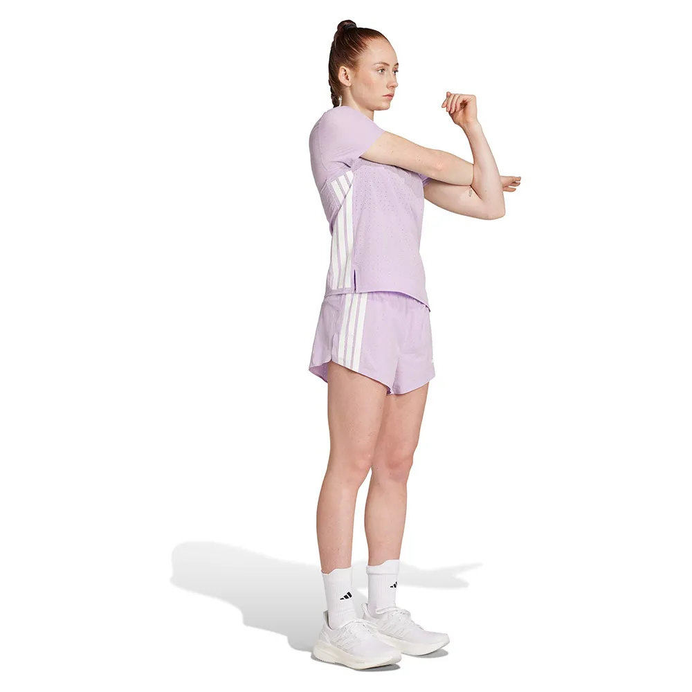 Футболка с коротким рукавом спортивная adidas Adizero, фиолетовый — фото 3