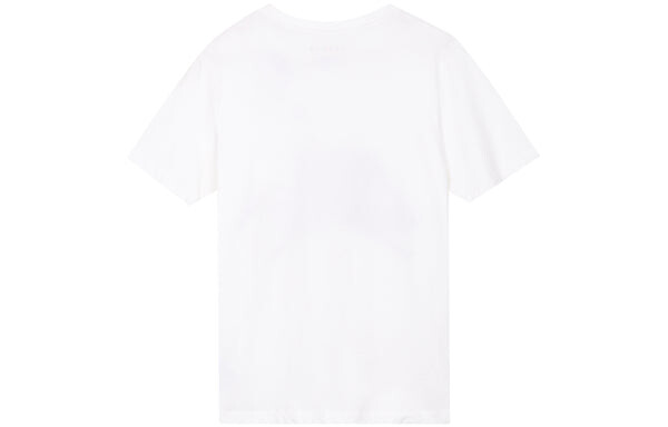 Футболка Air Jordan Jumpman Logo Printing Knit Sports Round Neck Short Sleeve White, белый — фото 2