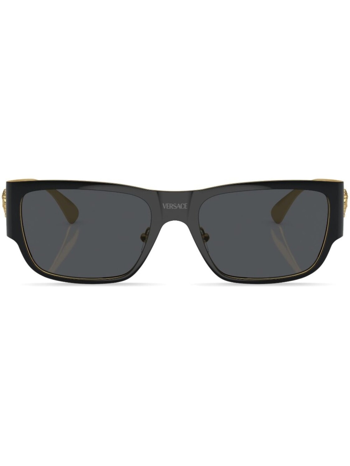 

Versace Eyewear солнцезащитные очки в прямоугольной оправе, черный
