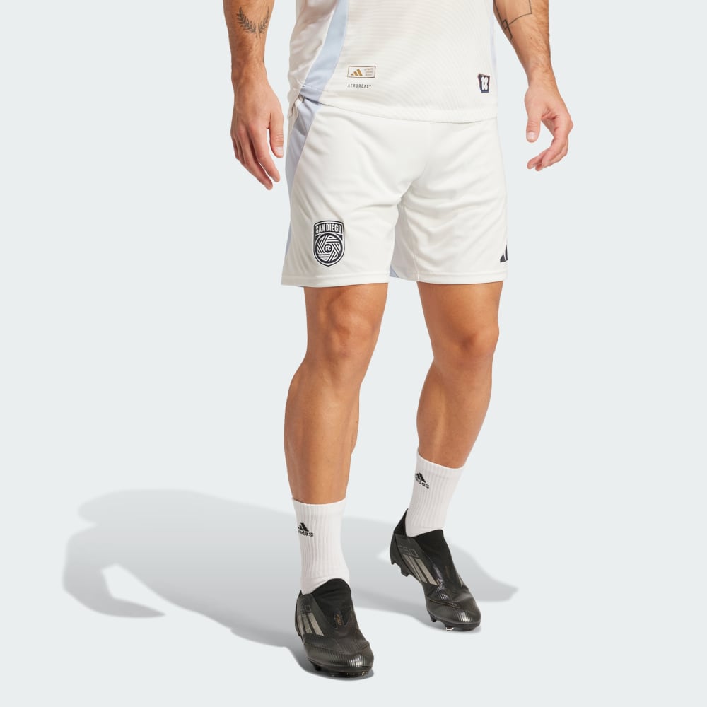 

Спортивные шорты Adidas San Diego FC 25/26 Away Authentic Shorts, цвет Core White