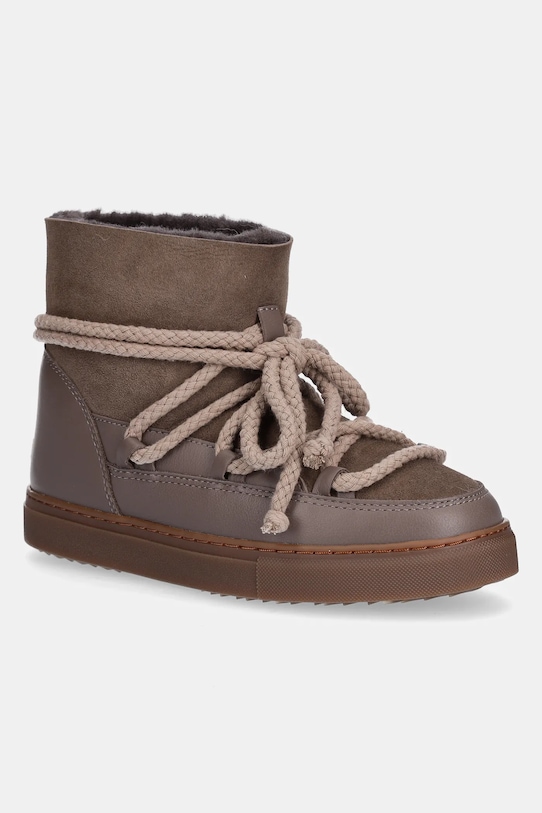 

Классические кожаные зимние ботинки Inuikii, коричневый