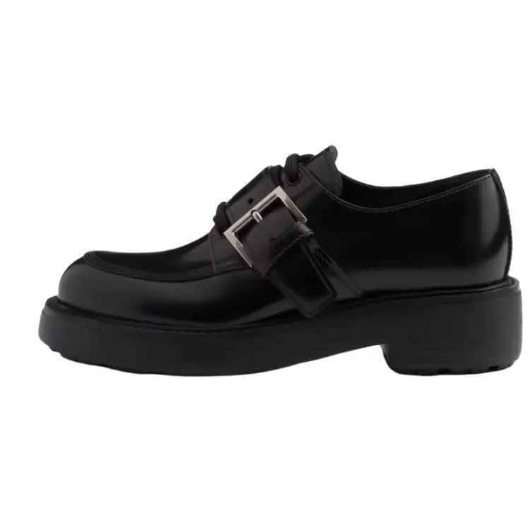 PRADA Лоферы 5 см женские черные