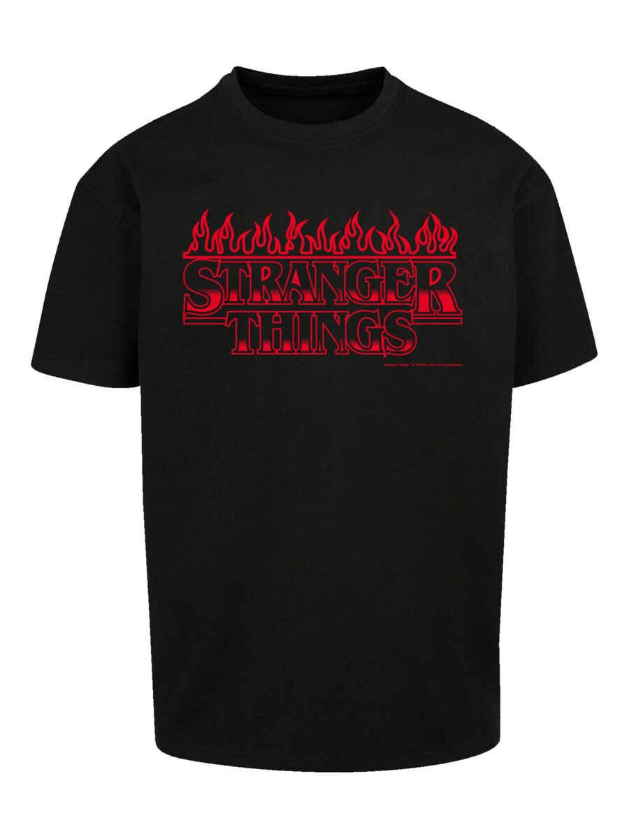 

Рубашка F4NT4STIC Stranger Things Flames Netflix TV Series, черный