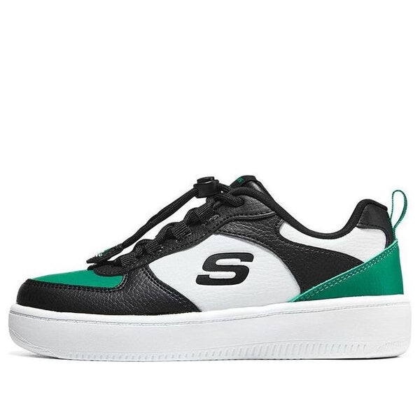 

Кроссовки sport court 92 'black green white' Skechers, черный
