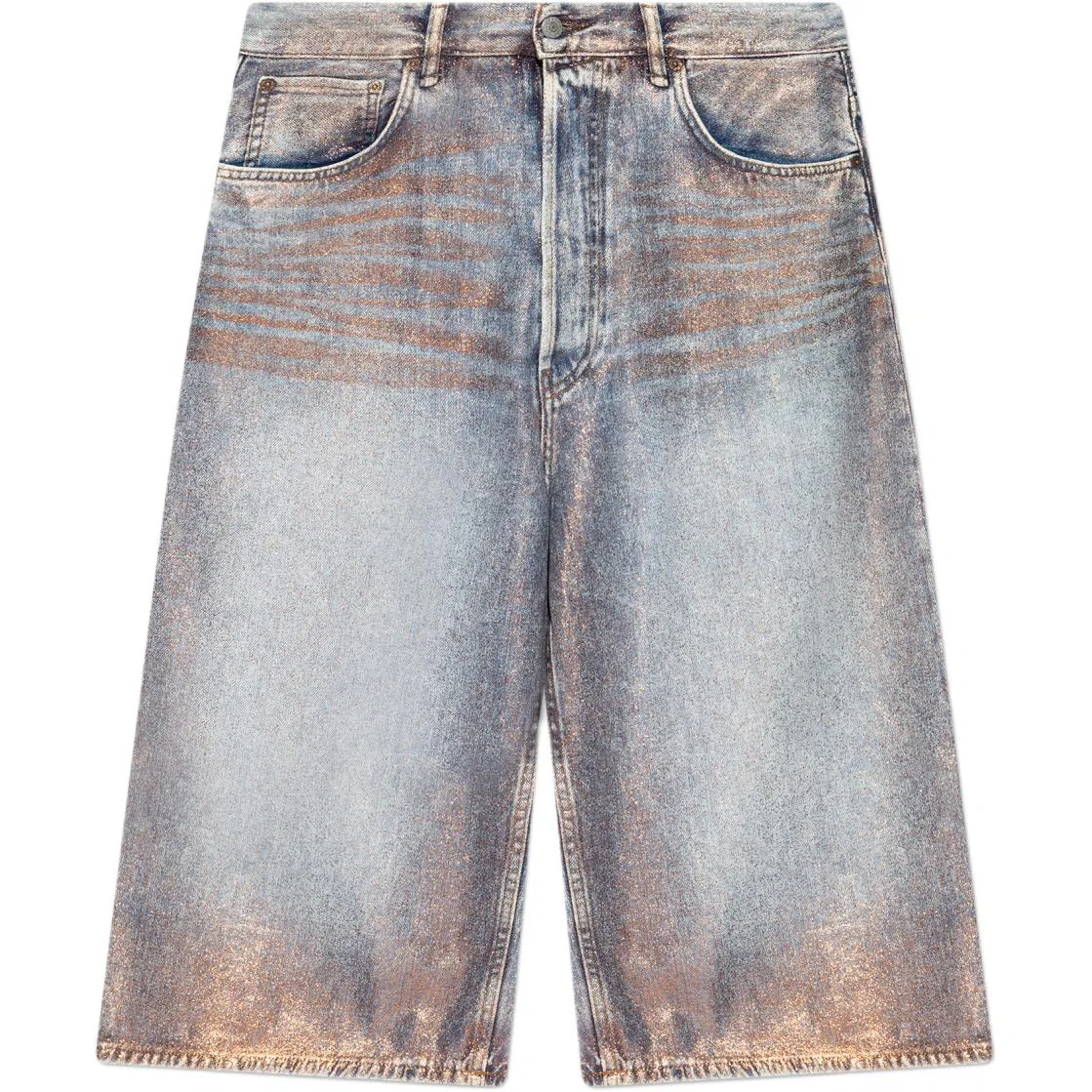 Джинсовые шорты Acne Studios, Rose Copper Light Blue