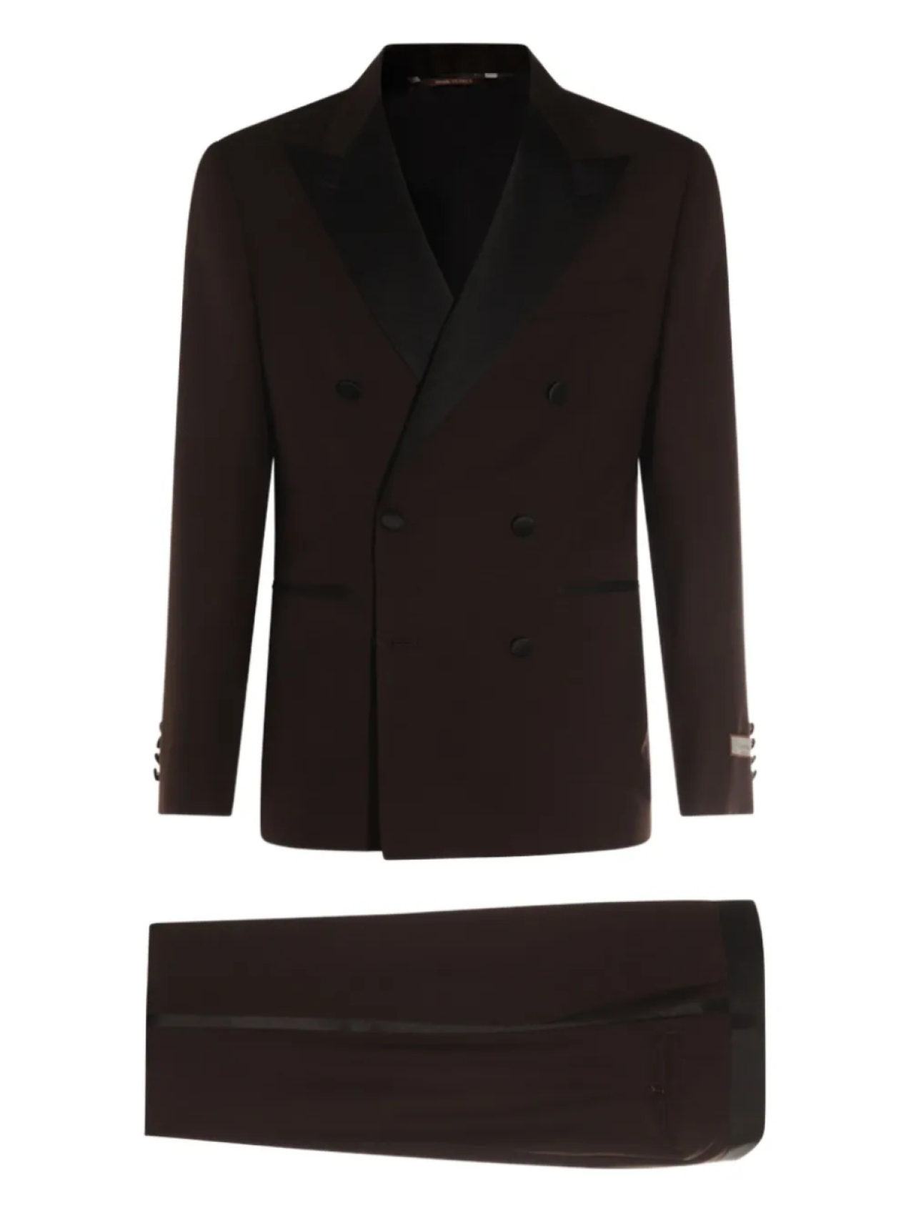 

Костюм из шерсти Canali, коричневый