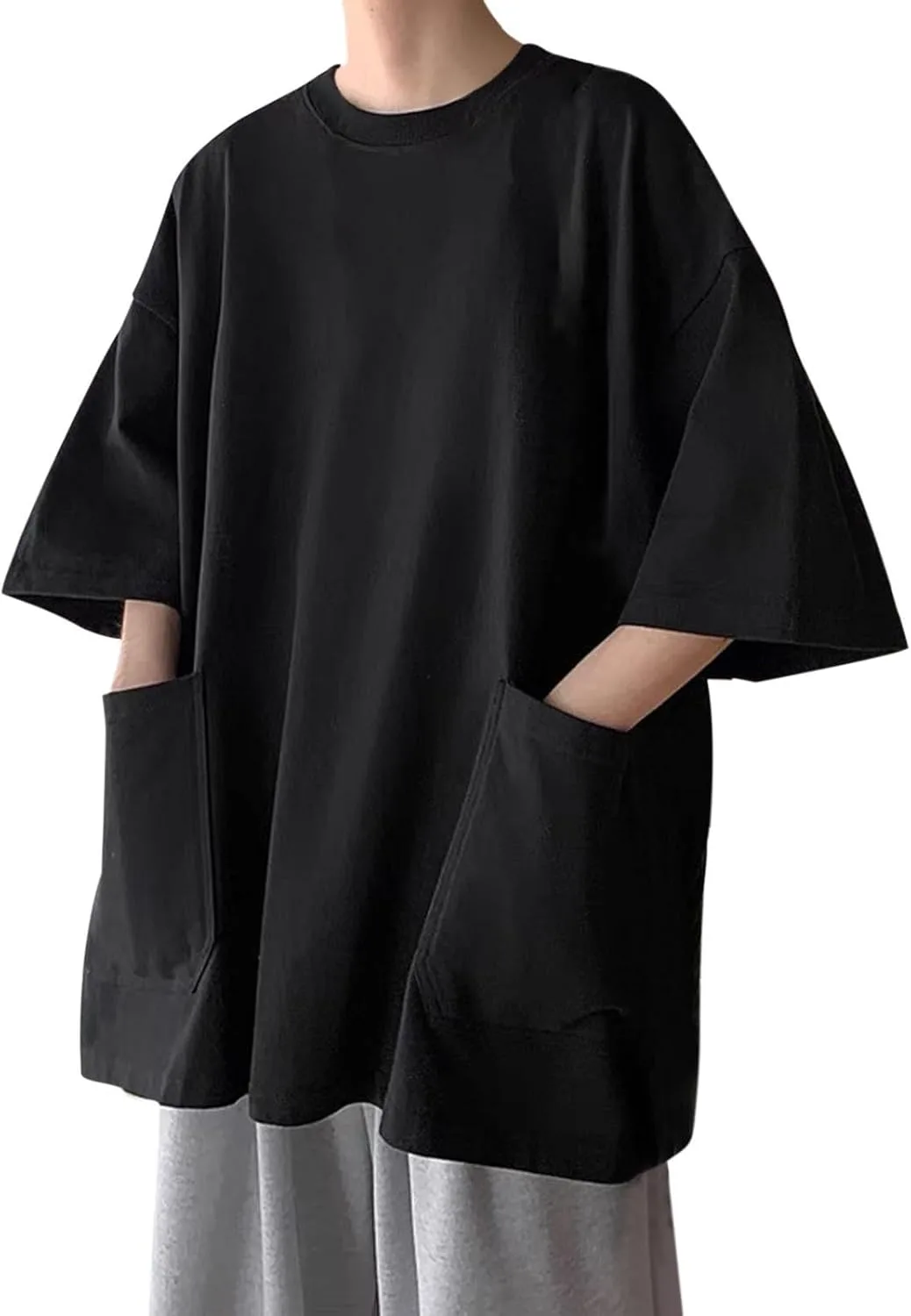 

Мужская футболка Oversized с карманами