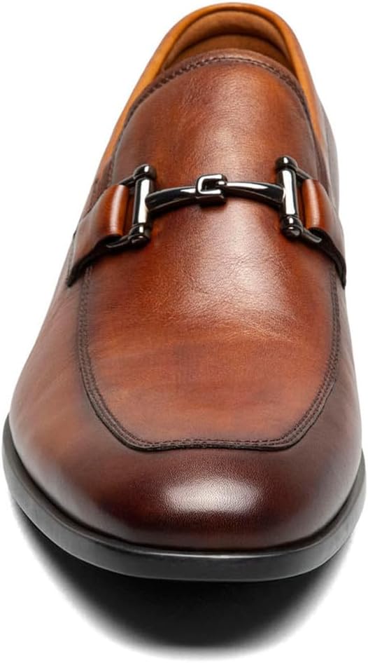 Мужские лоферы Florsheim Zaffiro с монтиной, Cognac — фото 3