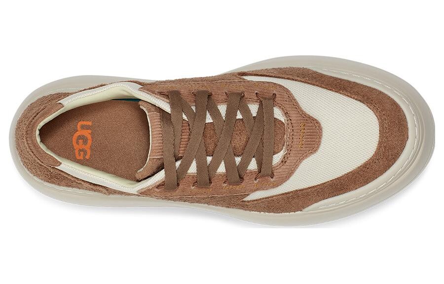 Туфли на платформе женские низкие каштановые Ugg — фото 4