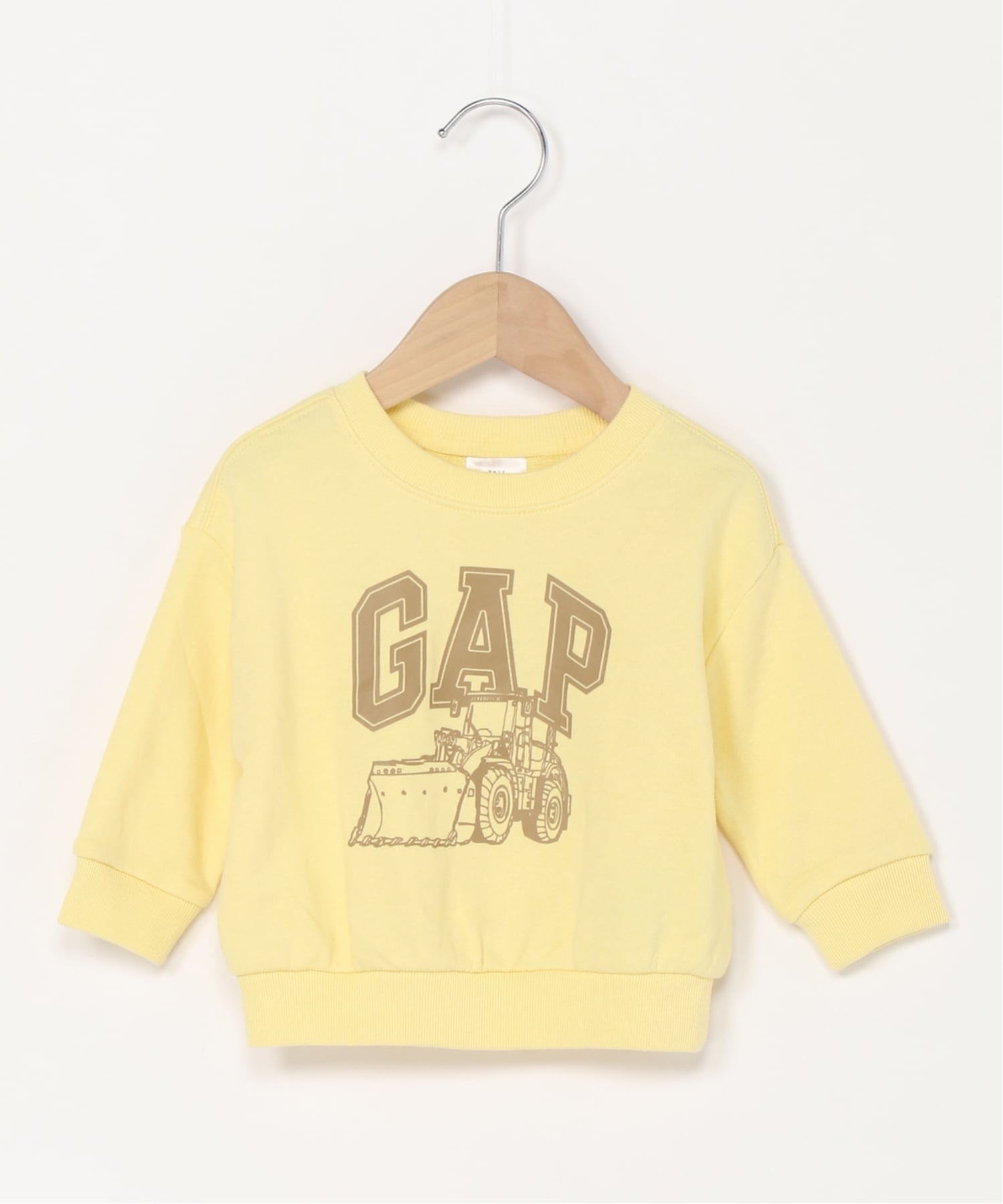 (K)babyGap Толстовка свободного кроя из французской махровой ткани с графическим принтом GAP, SPRING_YELLOW — фото 4