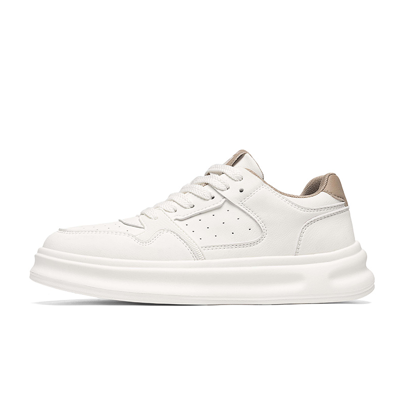 

Водонепроницаемые, легкие и дышащие низкие мужские кроссовки для скейтбординга CALIFBULL, White Gray