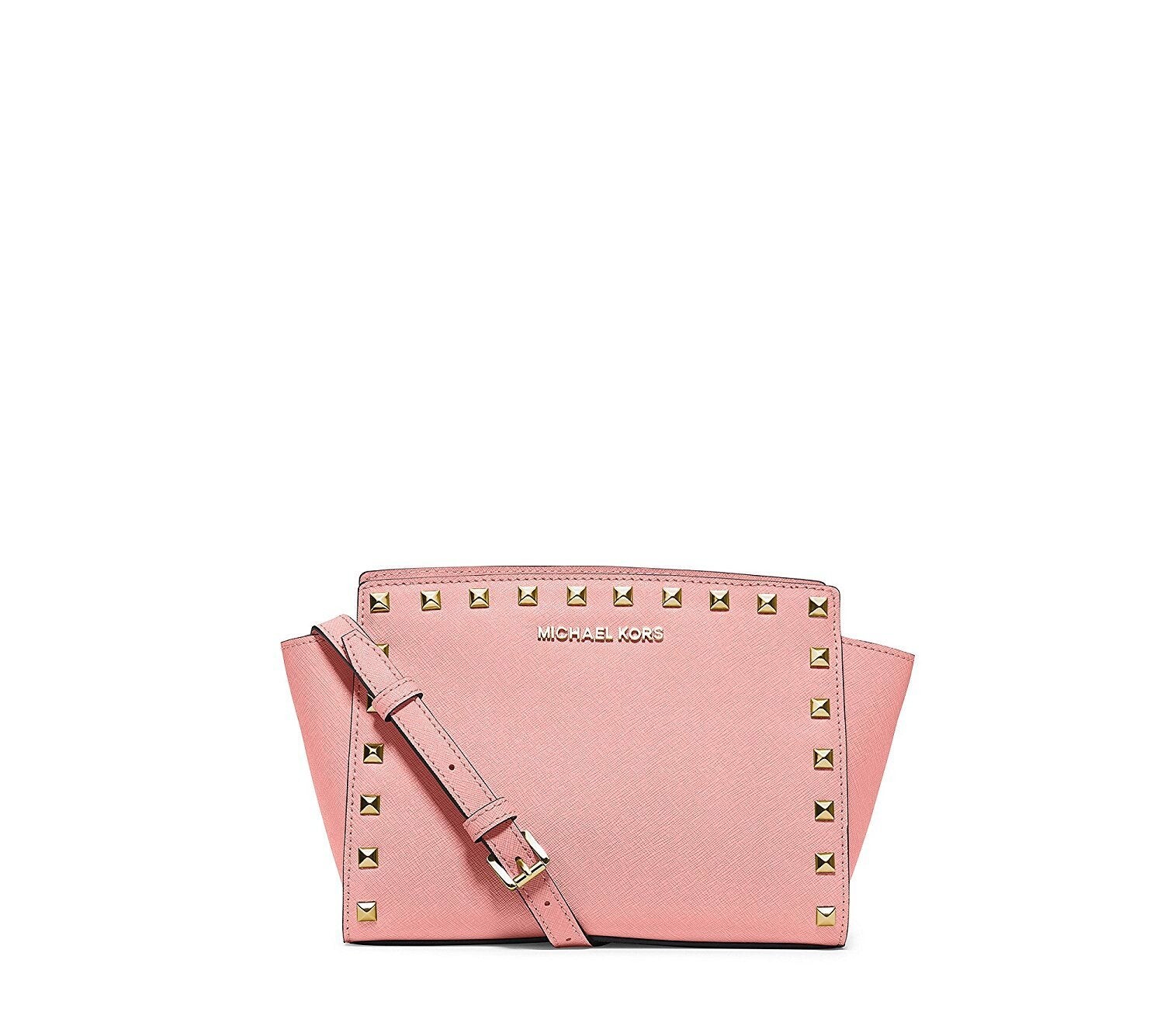 

Сумка-мессенджер с заклепками Michael Kors Selma, цвет Pale Pink, Розовый, Сумка-мессенджер с заклепками Michael Kors Selma, цвет Pale Pink