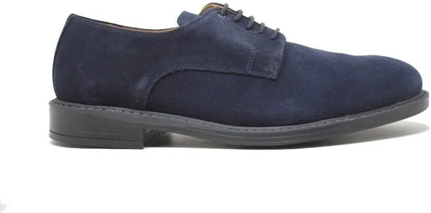 Мужские ботинки Blucher 24009 из расщепленной кожи ZAPATONEE, Blue