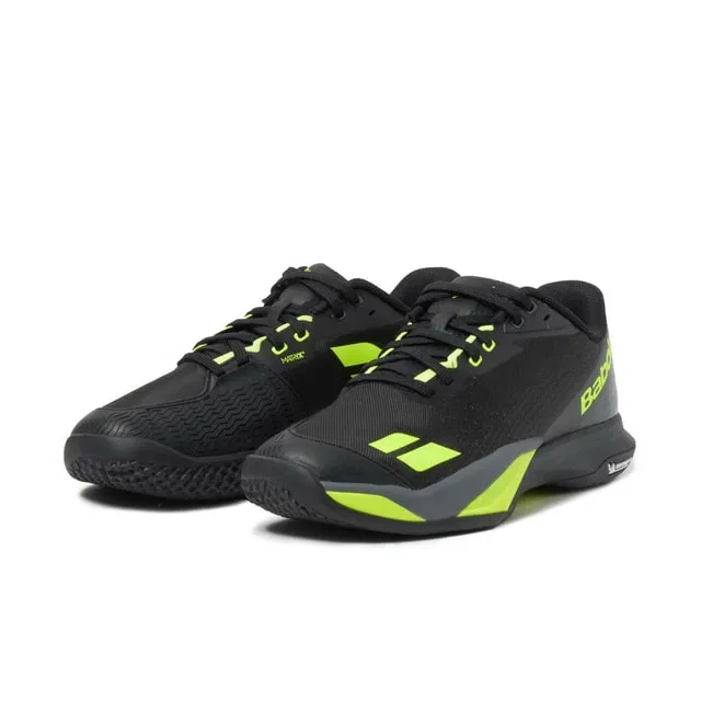 Мужские теннисные кроссовки для грунта «Jet Mach 4 SG» от Babolat, Black X Yellow — фото 3